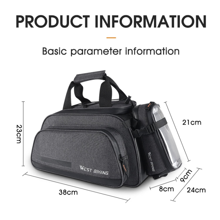WEST BIKING Multifunctional Bicycle Aluminum Foil Insulation Pouch, WEST BIKING Camel Bag