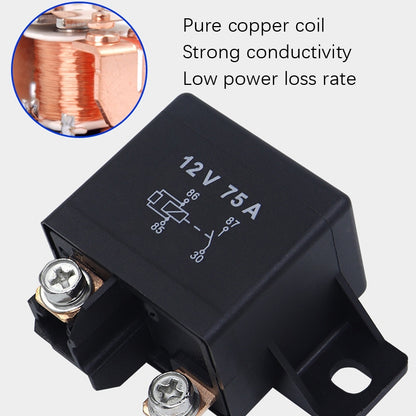 75A 24V 033200250 Forklift Relay Excavator Start Relay, Rated voltage: 24V, 12V, 24V