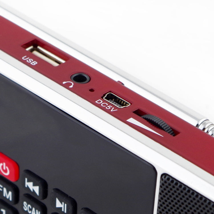 Dual Speaker Radio MP3 Player Support TF Card/U Disk with LED Display, L-288FM, L-288AM  Bluetooth