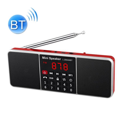 Dual Speaker Radio MP3 Player Support TF Card/U Disk with LED Display, L-288FM, L-288AM  Bluetooth