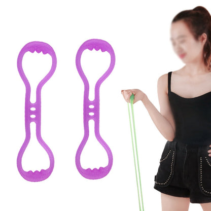 Fitness Weight Loss Muscle Training Stretching Multi-purpose Puller, Style: Single Hole (Pink), Single Hole (Pink), Single Hole (Green), Single Hole (Blue), Double Hole (Purple), Double Hole (Blue)