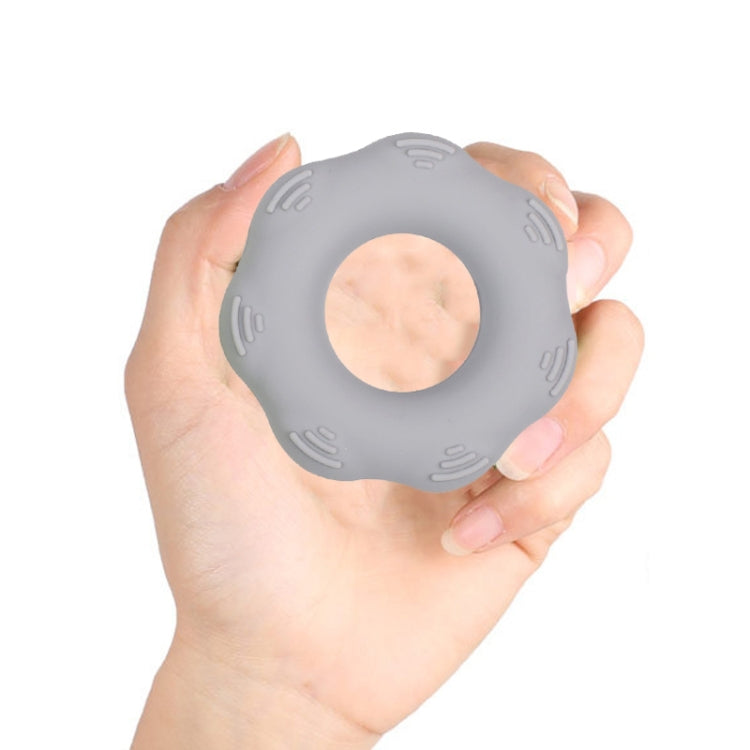 Hand Exercise Massage Bump Gear Type Silicone Grip Ring, Style: 50LB (Black), 30LB (Light Gray), 30LB (Light Green), 40LB (Deep Gray), 40LB (Grass Green), 50LB (Dark Green), 50LB (Black)