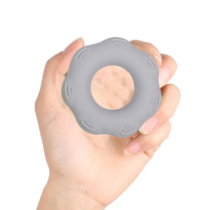 Hand Exercise Massage Bump Gear Type Silicone Grip Ring, Style: 50LB (Black), 30LB (Light Gray), 30LB (Light Green), 40LB (Deep Gray), 40LB (Grass Green), 50LB (Dark Green), 50LB (Black)