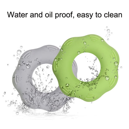 Hand Exercise Massage Bump Gear Type Silicone Grip Ring, Style: 50LB (Black), 30LB (Light Gray), 30LB (Light Green), 40LB (Deep Gray), 40LB (Grass Green), 50LB (Dark Green), 50LB (Black)
