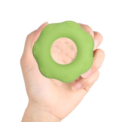 Hand Exercise Massage Bump Gear Type Silicone Grip Ring, Style: 50LB (Black), 30LB (Light Gray), 30LB (Light Green), 40LB (Deep Gray), 40LB (Grass Green), 50LB (Dark Green), 50LB (Black)