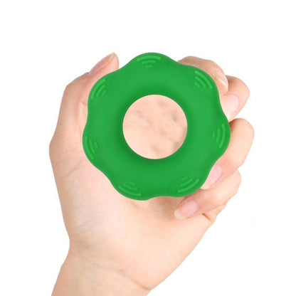 Hand Exercise Massage Bump Gear Type Silicone Grip Ring, Style: 50LB (Black), 30LB (Light Gray), 30LB (Light Green), 40LB (Deep Gray), 40LB (Grass Green), 50LB (Dark Green), 50LB (Black)