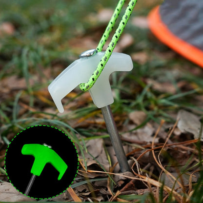 6 PCS Outdoor Camping Tent Luminous Nails