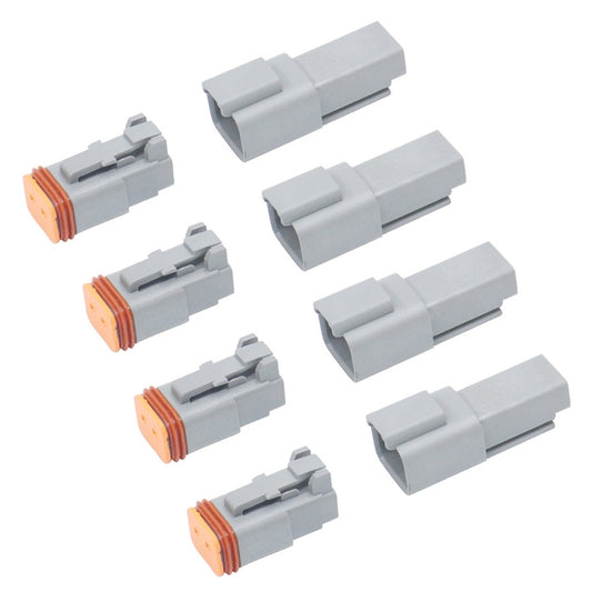 Car Waterproof Connector Conductive Connection Terminal, 4 PCS DT04-2P / DT06-2S With Copper, 4 PCS DT04-3P / DT06-3S With Copper, 2 PCS DT04-4P / DT06-4S With Copper, 2 PCS DT04-6P / DT06-6S With Copper, 2 PCS DT04-8P / DT06-8S With Copper...