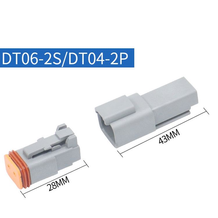 Car Waterproof Connector Conductive Connection Terminal, 4 PCS DT04-2P / DT06-2S With Copper, 4 PCS DT04-3P / DT06-3S With Copper, 2 PCS DT04-4P / DT06-4S With Copper, 2 PCS DT04-6P / DT06-6S With Copper, 2 PCS DT04-8P / DT06-8S With Copper
