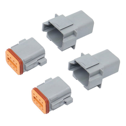 Car Waterproof Connector Conductive Connection Terminal, 4 PCS DT04-2P / DT06-2S With Copper, 4 PCS DT04-3P / DT06-3S With Copper, 2 PCS DT04-4P / DT06-4S With Copper, 2 PCS DT04-6P / DT06-6S With Copper, 2 PCS DT04-8P / DT06-8S With Copper