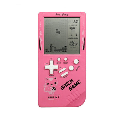 Large Screen Retro Children Handheld Game Console, Blue, Pink, Yellow, Green