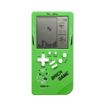 Large Screen Retro Children Handheld Game Console, Blue, Pink, Yellow, Green