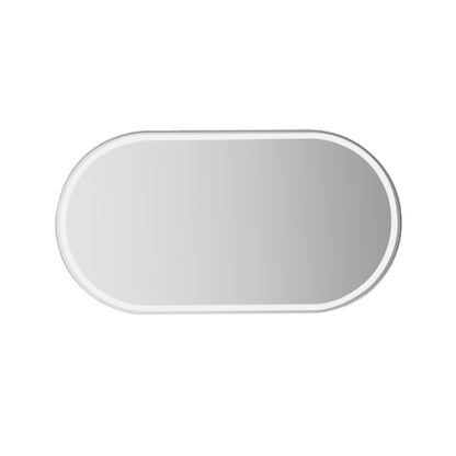 Sun Visor High-Definition Mirror Stainless Steel Makeup Mirror, Oval Small, Oval Large