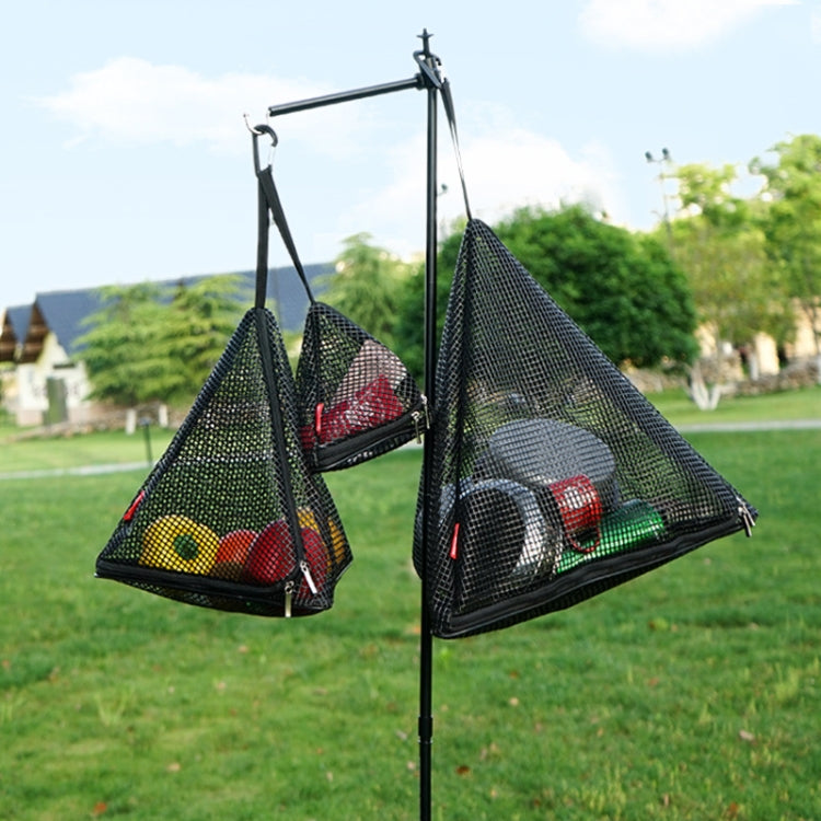 CLS Outdoor Triangular Foldable Storage Mesh Bag, S, M, L