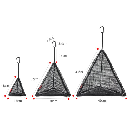 CLS Outdoor Triangular Foldable Storage Mesh Bag, S, M, L