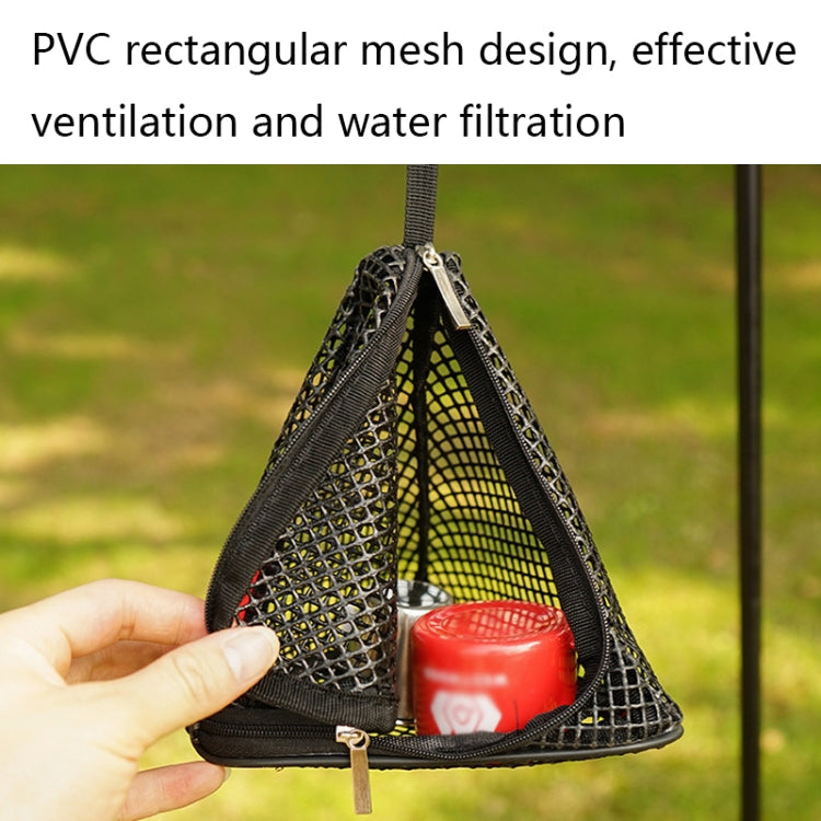CLS Outdoor Triangular Foldable Storage Mesh Bag, S, M, L