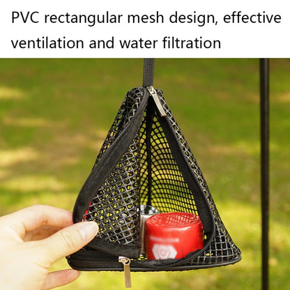 CLS Outdoor Triangular Foldable Storage Mesh Bag, S, M, L