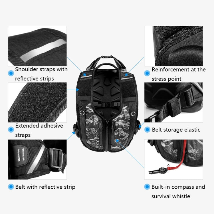 AFISHTOUR FM2025 25L Multifunctional Outdoor Travel Waterproof Backpack, AFISHTOUR FM2025 25L