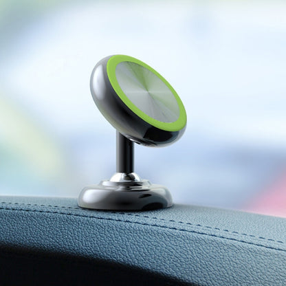Car Aluminum Alloy Magnetic Mobile Phone Holder, Black (Luminous)