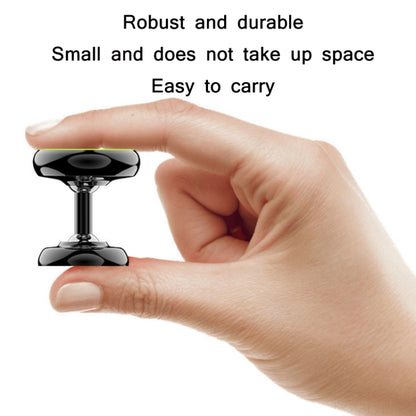 Car Aluminum Alloy Magnetic Mobile Phone Holder, Black (Luminous), Red (Luminous)