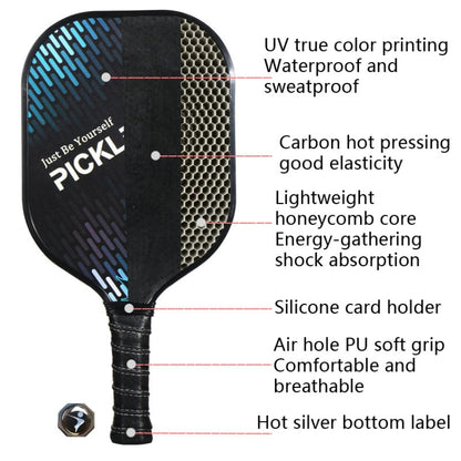 LEIJIAER Carbon Fiber 3K Board Surface Fragrant Honeycomb Tennis Racket, Lion PK-061, OFFicial PK-062, OFFicial PK-063, Butterfly PK-064, Power PK-065
