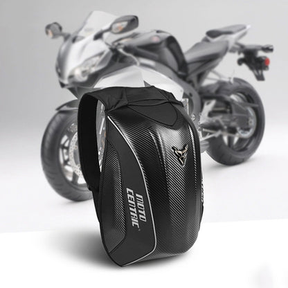 MOTOCENTRIC 11-MC-0077 Motorcycle EVA Turtle Shell Shape Riding Backpack, Red, Blue, Green, Black