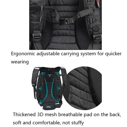MOTOCENTRIC 11-MC-0077 Motorcycle EVA Turtle Shell Shape Riding Backpack, Red, Blue, Green, Black