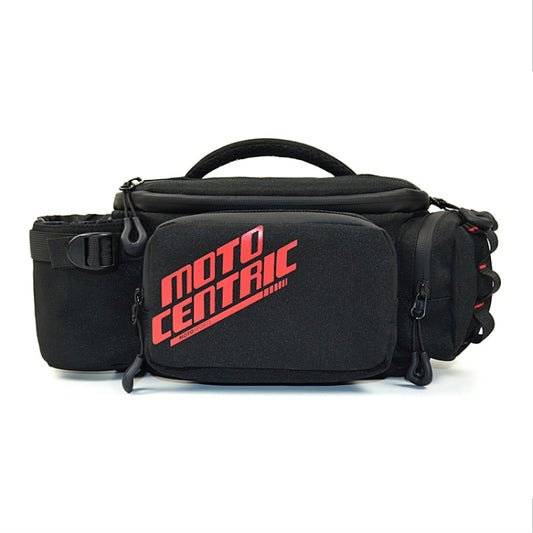 MOTOCENTRIC 11-MC-0112 Multifunctional Motorcycle Riding Messenger Waist Bag, Red, Blue, Green, Reflective