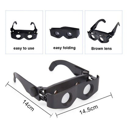 Fishing Binoculars HD Outdoor Magnifier Binoculars, 3X Only Telescope, 3X Telescope + Glasses Case