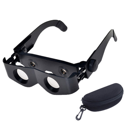 Fishing Binoculars HD Outdoor Magnifier Binoculars, 3X Only Telescope, 3X Telescope + Glasses Case