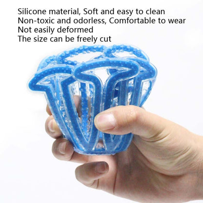 Riding Silicone Helmet Inner Pad Anti-Pressure Hair Breathable Portable Helmet Pad, Red, Blue, Black, Orange