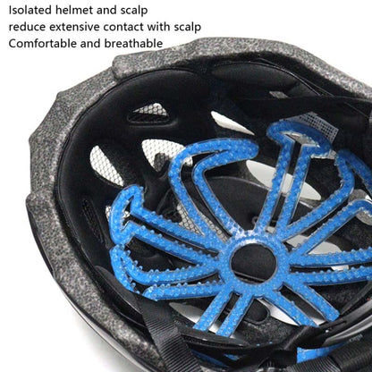 Riding Silicone Helmet Inner Pad Anti-Pressure Hair Breathable Portable Helmet Pad, Red, Blue, Black, Orange