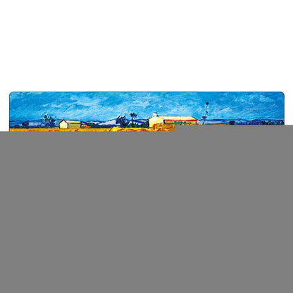 Am002 Large Oil Painting Desk Rubber Mouse Pad, 300x800x4mm Stitched Edges, 400x900x1.5mm No Stitched Edges, 400x900x3mm Stitched Edges, 400x900x2mm Stitched Edges, 300x800x2mm Stitched Edges