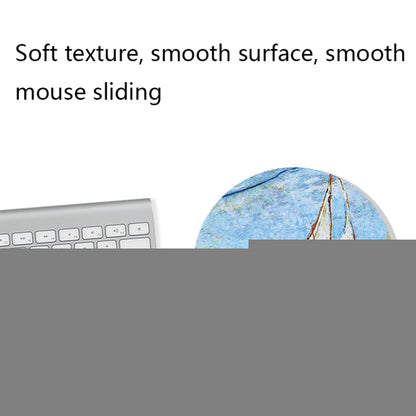 Am002 Large Oil Painting Desk Rubber Mouse Pad, 300x800x5mm Stitched Edges, 400x900x4mm Stitched Edges, 400x900x5mm Stitched Edges, 300x800x1.5mm No Stitched Edges, 300x800x3mm Stitched Edges
