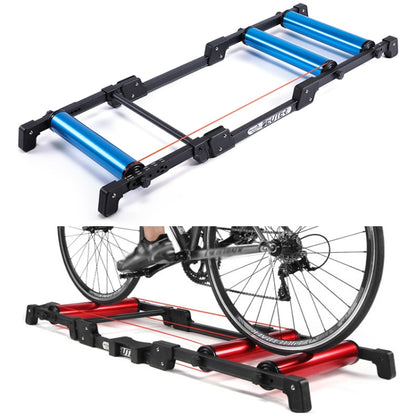 DEUTER GT-03 Adjustable Bicycle Roller Cycling Training Station, Red, Blue
