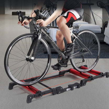 DEUTER GT-03 Adjustable Bicycle Roller Cycling Training Station, Red, Blue