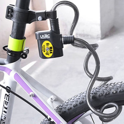 ULAC AL-3P Bicycle Alarm Cable Lock Mountain Bike Lock Cycling Supplies, ULAC AL-3P