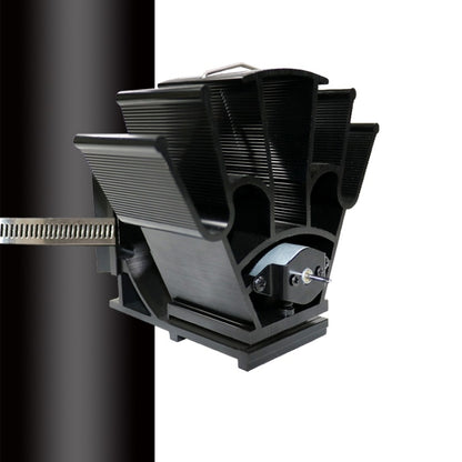 YL603 Thermodynamic Magnetless Wall Mounted Fireplace Fan, Black, Gold, Silver, Gray, Red, Bronze, Rose Red, Blue