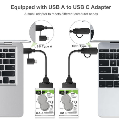 T10 USB3.1 To SATA Easy Drive Cable Hard Drive Adapter Cable