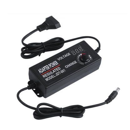 HuaZhenYuan 3-12V5A High Power Speed Regulation And Voltage Regulation Power Adapter With Monitor, US Plug, EU Plug, UK Plug, AU Plug