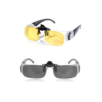Fishing Telescope Adjustable Focus Telescope,Style: Presbyopia, Presbyopia, Myopia, Presbyopia+Gray Clip, Presbyopia+Yellow Clip, Presbyopia+Yellow+Gray Clip, Myopia+ Gray Clip, Myopia+Yellow Clip, Myopia+Yellow+Gray Clip