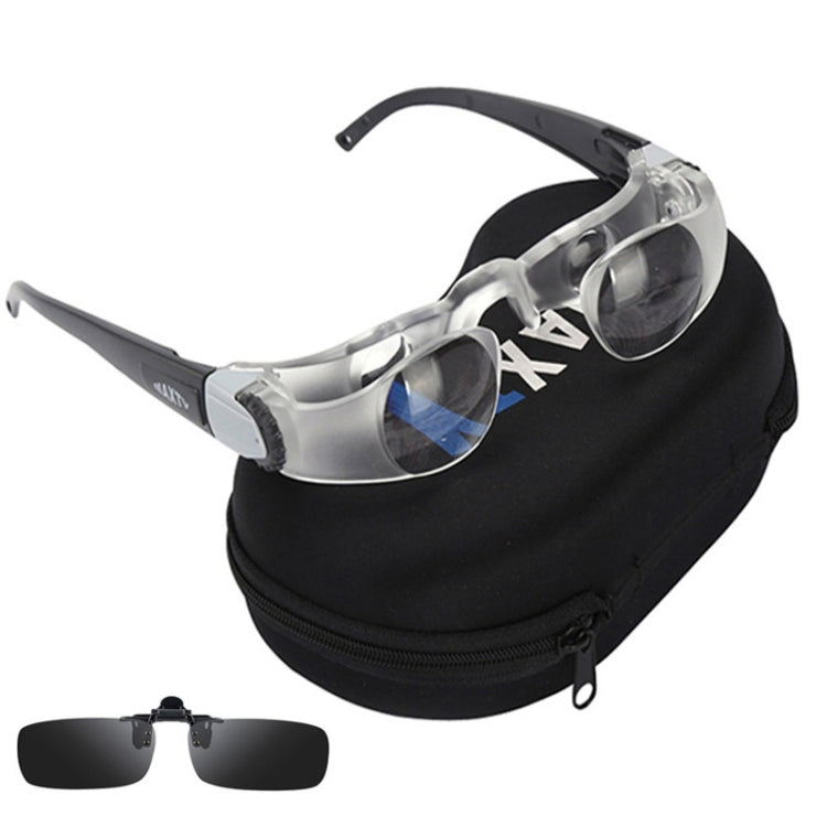 Fishing Telescope Adjustable Focus Telescope,Style: Presbyopia, Presbyopia, Myopia, Presbyopia+Gray Clip, Presbyopia+Yellow Clip, Presbyopia+Yellow+Gray Clip, Myopia+ Gray Clip, Myopia+Yellow Clip, Myopia+Yellow+Gray Clip