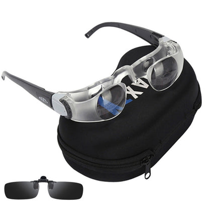 Fishing Telescope Adjustable Focus Telescope,Style: Presbyopia, Presbyopia, Myopia, Presbyopia+Gray Clip, Presbyopia+Yellow Clip, Presbyopia+Yellow+Gray Clip, Myopia+ Gray Clip, Myopia+Yellow Clip, Myopia+Yellow+Gray Clip