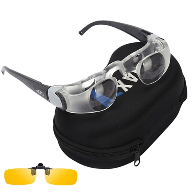 Fishing Telescope Adjustable Focus Telescope,Style: Presbyopia, Presbyopia, Myopia, Presbyopia+Gray Clip, Presbyopia+Yellow Clip, Presbyopia+Yellow+Gray Clip, Myopia+ Gray Clip, Myopia+Yellow Clip, Myopia+Yellow+Gray Clip
