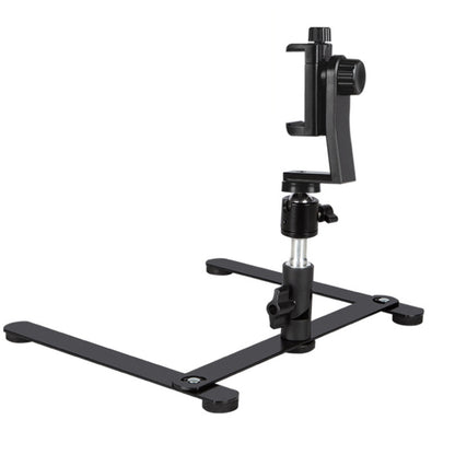 360 Degree Adjustable Metal Overhead Base Desktop Phone Holder,Style:, Only Base, Base+PTZ, Base+PTZ+Phone Clip, Base+PTZ+Rotatable Phone Clip