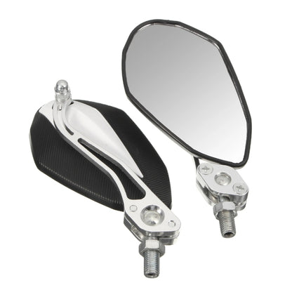 Aluminum Alloy Motorcycle Large-view Rearview Mirror Modification, Silver, Black, Red, Gold, Green, Blue, Purple