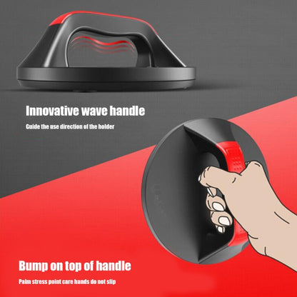 1 Pair Multifunctional Round Push-up Stand Abdominal Fitness Device,Style:, Cannot Rotate, Rotatable