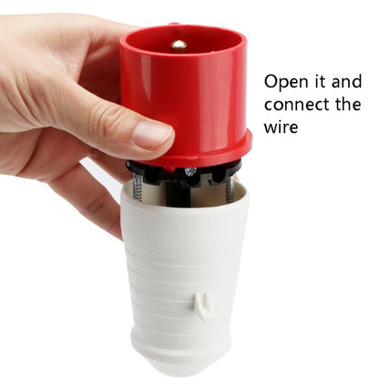 Industrial Plug IP44 Waterproof Aviation Connection Plug, Style:, 3 Core 16A, 4 Core 16A, 5 Core 16A, 3 Core 32A, 4 Core 32A, 5 Core 32A