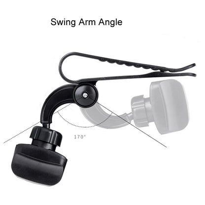 Car Sun Visor Bracket Car Mobile Phone Buckle Holder, Black