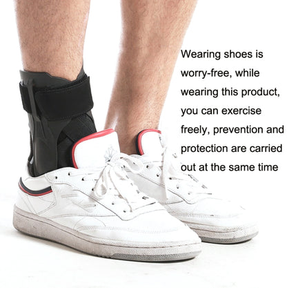 Compression Fixed Plastic Sheet Support Strap Ankle Protector, Size:, S (Black), M (Black), L (Black), XL (Black), S (Gray), M (Gray), L (Gray), XL (Gray)